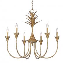  0846-6 HG - 6 Light Chandelier